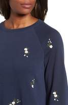 Thumbnail for your product : Caslon Embroidered Sweatshirt Dress