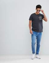 Thumbnail for your product : Abercrombie & Fitch Chenille Stitch Logo T-Shirt in Gray