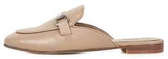 Kylie backless buckle loafer
