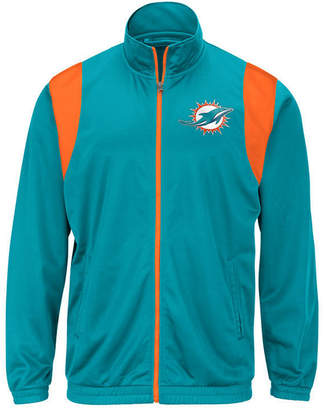 G-iii Sports Men Miami Dolphins Clutch Time Track Jacket
