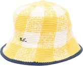 Thumbnail for your product : Bobo Choses Gingham-Check Knitted Bucket Hat