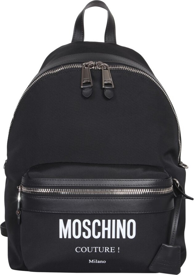Moschino Couture Logo Print Backpack