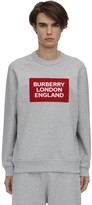 Thumbnail for your product : Burberry Logo Patch Cotton Jersey Sweatshirt