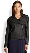 Thumbnail for your product : Eileen Fisher Waxed Moto Jacket