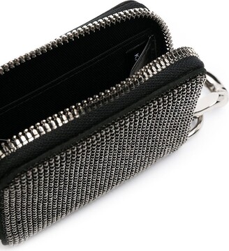 Kara Chain-Link Detail Crystal-Embellished Mini Bag