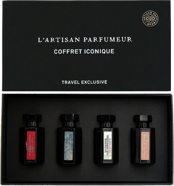L'Artisan Parfumeur Parfumeur 4 * 5 Ml Mini Set: Passage D'Enfer Eau De Toilette + Un Air De Bretagne Eau De Parfum + La Chasse Aux Papillions Eau De Toilette + Memoire De Roses Eau De Parfum