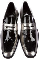 Thumbnail for your product : Alejandro Ingelmo Metallic Penny Loafers