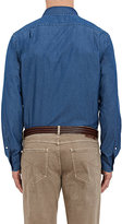 Thumbnail for your product : Ralph Lauren Purple Label Men's Aston Cotton Chambray Shirt-Blue