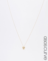 Thumbnail for your product : ASOS CURVE Cute Owl Necklace