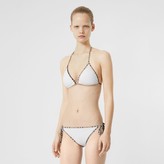 Thumbnail for your product : Burberry Vintage Check Detail Triangle Bikini