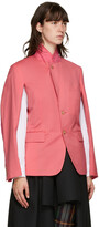 Thumbnail for your product : Comme des Garçons Homme Plus Pink Arm Slit Blazer