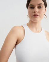 Thumbnail for your product : Witchery Women's White Singlets - Cutaway Racer - Size One Size, XXS at The Iconic