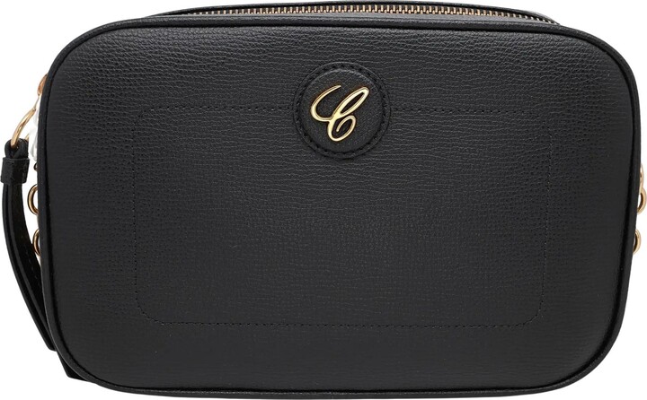 Chopard Happy Sport Black Grained Leather Camera Bag 95000-1110