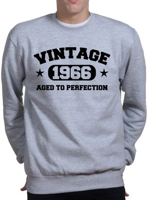 Customised Perfection Vintage196650thHappyBirthdayPartyGiftSweatshirtGRY2XL XXL