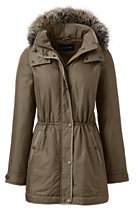 Lands' End Lands' End Women's Tall City Anorak Coat-Mulberry Wine