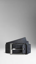 Thumbnail for your product : Burberry Textured Nubuck Belt