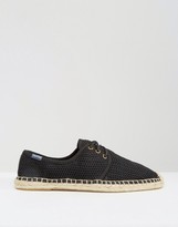 Thumbnail for your product : Soludos Lace Up Mesh Espadrilles