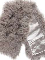 Thumbnail for your product : Adrienne Landau Monogolian Lamb Fur Stole