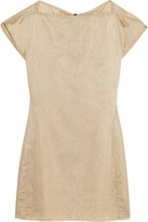 Thumbnail for your product : Rick Owens Metallic woven top