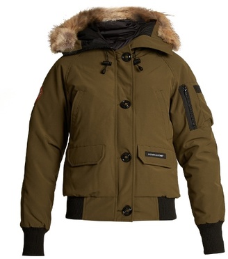 Canada Goose Chilliwick fur-trimmed padded bomber jacket