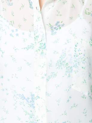 Ermanno Scervino sheer floral shirt