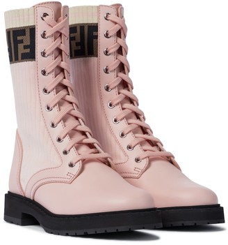 fendi boots pink