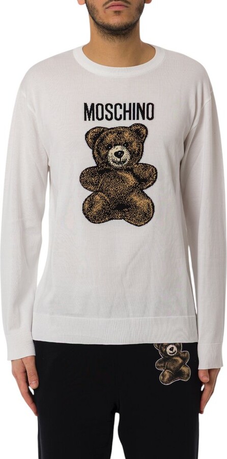 Moschino Teddy Bear Printed Knitted T-Shirt