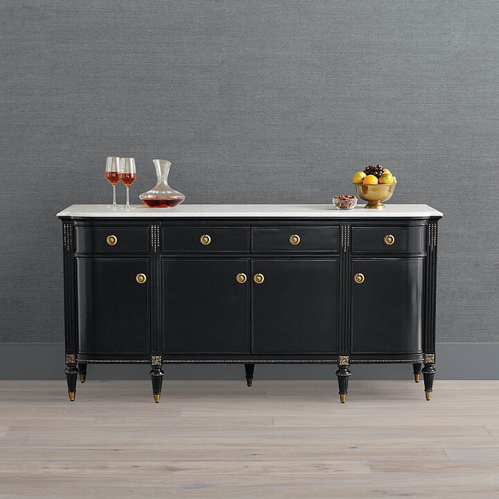 Regency Bow Front Sideboard