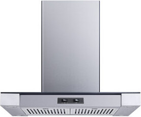 Winflo H155C Series 30" 400 CFM Convertible Island Range Hood in Stainless Steel With Filter Included
