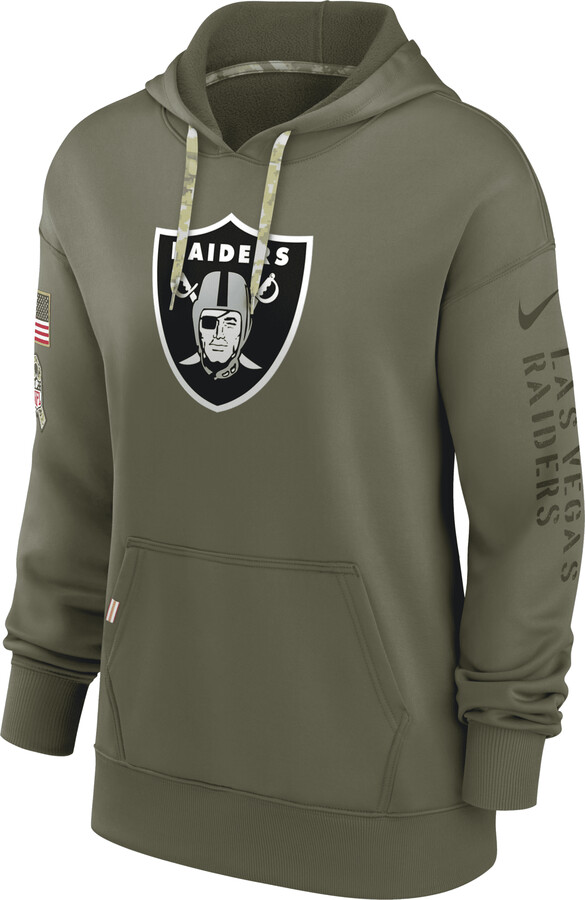 Men's Nike Brown Las Vegas Raiders 2023 Salute to Service Club Pullover Hoodie Size: Medium