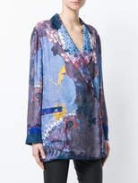 Thumbnail for your product : Etro lunar print pyjama-style top