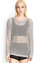 Thumbnail for your product : Forever 21 Open-Knit Oversized Sweater