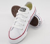 Thumbnail for your product : Converse Low Youth Trainers Optical White Leather