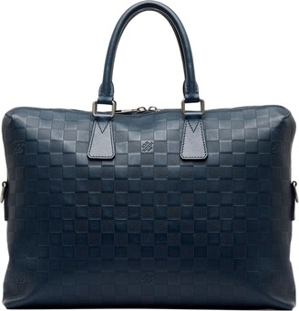  Louis Vuitton, Pre-Loved Damier Cobalt Porte Documents  Business, Blue : Clothing, Shoes & Jewelry