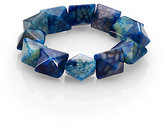 Thumbnail for your product : Nest Teal Agate Beaded Stretch Bracelet