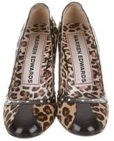 Thumbnail for your product : Warren Edwards Animal Print Round-Toe Pumps