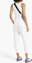Thumbnail for your product : Nili Lotan Nolan cropped French cotton-terry track pants