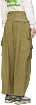 Story mfg. Green Myrobalan-Dyed Trousers