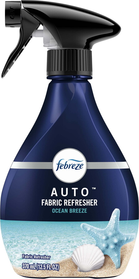 Febreze AUTO Car Fabric Spray, Odor Fighting Air Freshener, Ocean Breeze, 12.5 fl oz