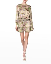 Thumbnail for your product : Nicole Miller Recycled Polyester Jupiter Floral-Print Dress