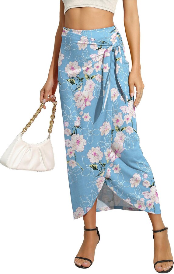 Boho Long Wrap Skirt Next Witsmile Maxi Wrap Pencil Skirts For