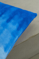 Thumbnail for your product : The Elder Statesman Tie-dyed Cashmere Cushion - Blue