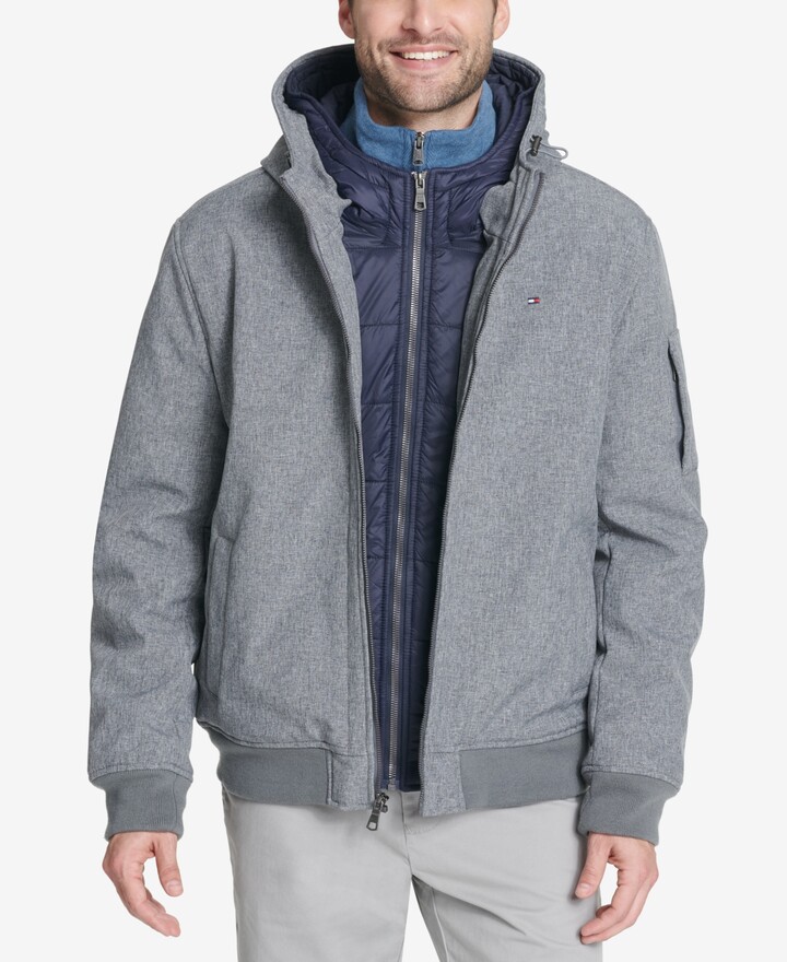 Tommy Hilfiger Men's Gray Outerwear | ShopStyle