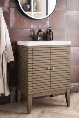 James Martin Vanities Linden 24'' W Single Vanity