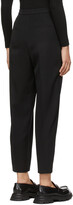Thumbnail for your product : Alexander McQueen Black Wool Peg Trousers