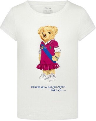 Ralph Lauren Kids polo bear-print T-shirt