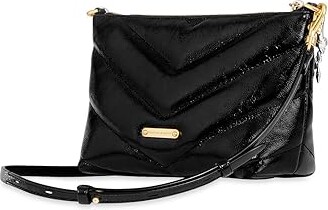 Rebecca Minkoff Edie Xbody W/Celestial Charm C (Black) Cross Body Handbags
