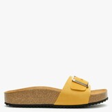 Thumbnail for your product : Daniel Parisa Yellow Suede One Strap Mules