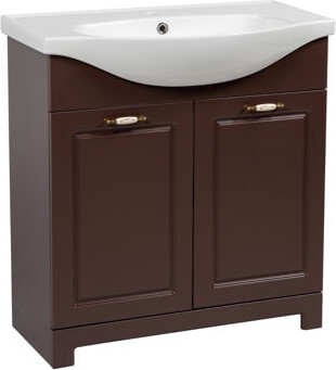 Wildon Home Bailar 26'' Free Standing Single Bathroom Vanity with Ceramic Top with Mirror