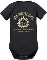 Thumbnail for your product : Touchlines Baby's Bodysuit Winchester Bros Family Design Black black/silver Size: (EU)